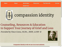 Tablet Screenshot of compassionidentity.org